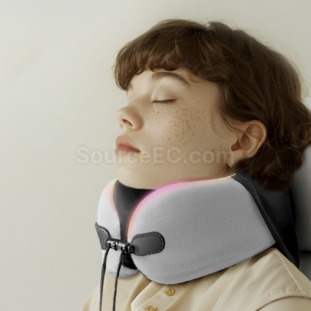 Customization U-shaped hooded memory foam neck pillow Corporate Gifts