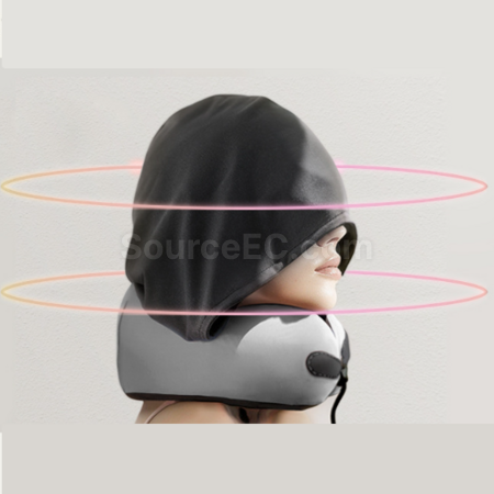 Customization U-shaped hooded memory foam neck pillow Corporate Gifts
