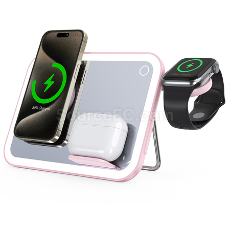 Customization Three In One Wireless Charger Corporate Gifts