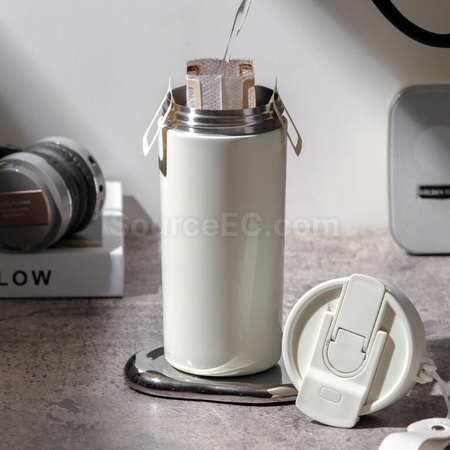 Customization Double Drink Coffee Cup 316 Stainless Steel Thermos Cup Corporate Gifts