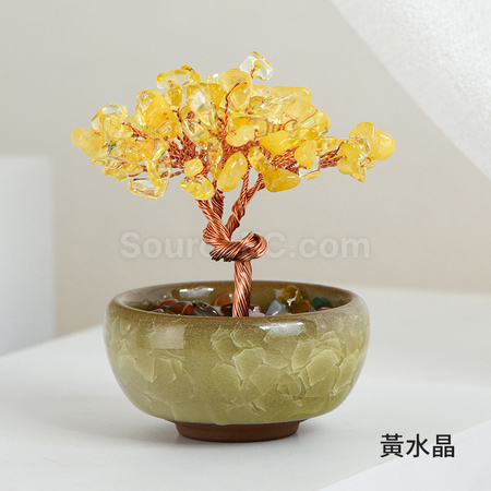 Customization Bonsai Crystal Tree Corporate Gifts