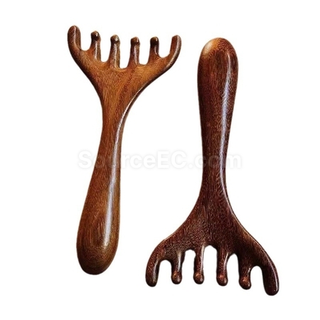 Wooden Massager Comb