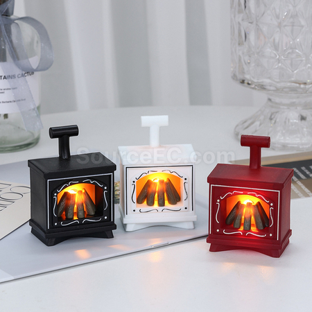 Customization Small Fireplace Mini Candle Light Corporate Gifts