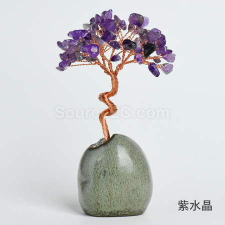 Customization Bonsai Crystal Tree Corporate Gifts
