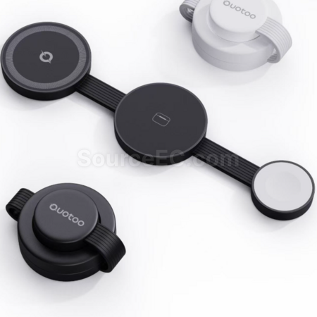 Customization Folding three - in - one magnetic wireless charger Corporate Gifts