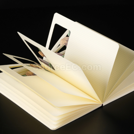 Customization Customizable Creative 3D Hollow Paper Sculpture Notebook Corporate Gifts
