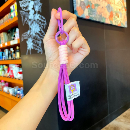 Customization Weaving rope lanyard keychain Corporate Gifts