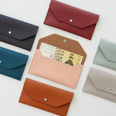 Customization PU Leather Multifunctional Envelope Wallet Corporate Gifts