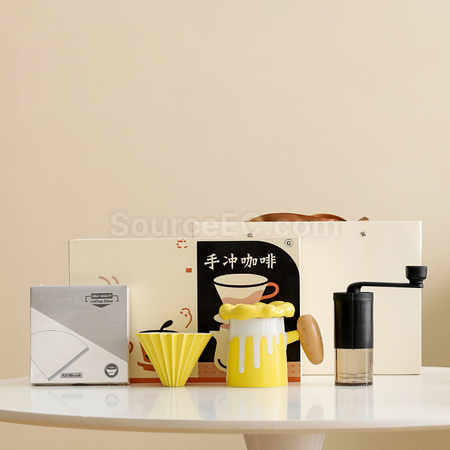 Customization Hand Grinding Coffee Maker Coffee Maker Pour-over Business Gift Set Corporate Gifts