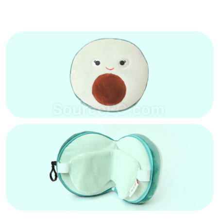 Customization Travel portable eye mask and neck pillow Corporate Gifts