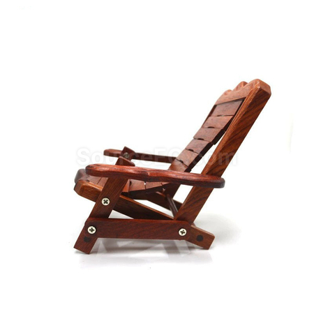 Customization Rosewood Recliner Desktop Mobile Phone Holder Small Ornaments Corporate Gifts