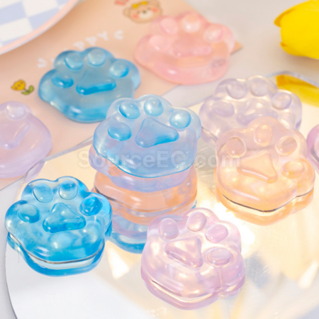 Uncompress the ice - cold cat - paw - shaped stress - relieving toy