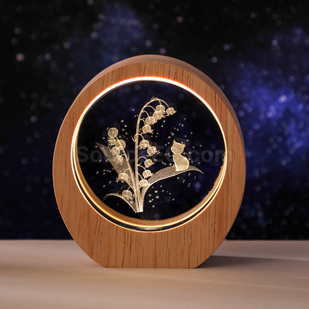 Customization 3D Engraved Night Light Corporate Gifts