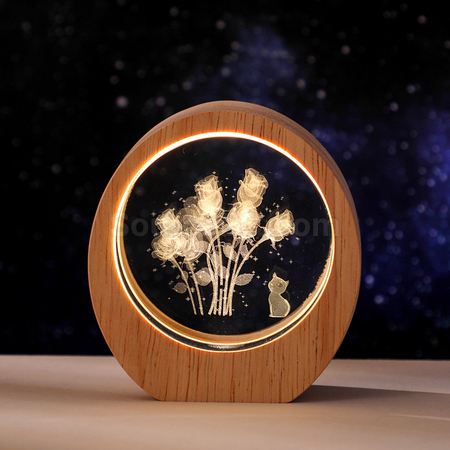Customization 3D Engraved Night Light Corporate Gifts