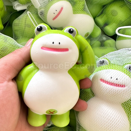 Customization Salute Frog Stress - relieving Squeeze Toy Corporate Gifts