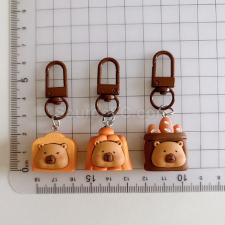 Customization Capybara pendant keychain Corporate Gifts