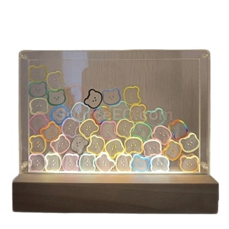 Creative Bear Rocking Acrylic Night Light