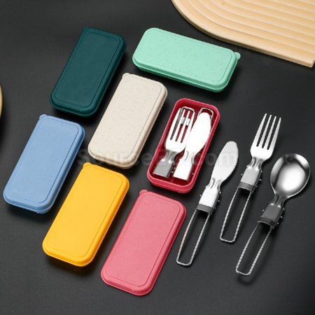304 stainless steel folding tableware set