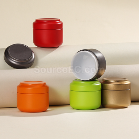 Tinplate tea canister