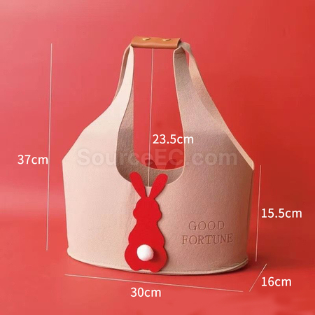 Customization Rabbit Felt Bag Corporate Gifts
