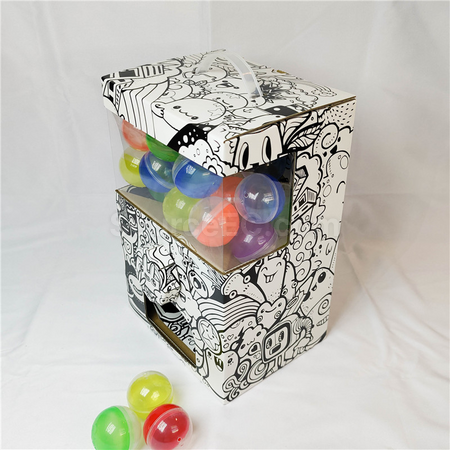 Customization Cardboard Gashapon Machine Corporate Gifts