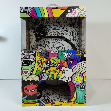Customization Cardboard Gashapon Machine Corporate Gifts