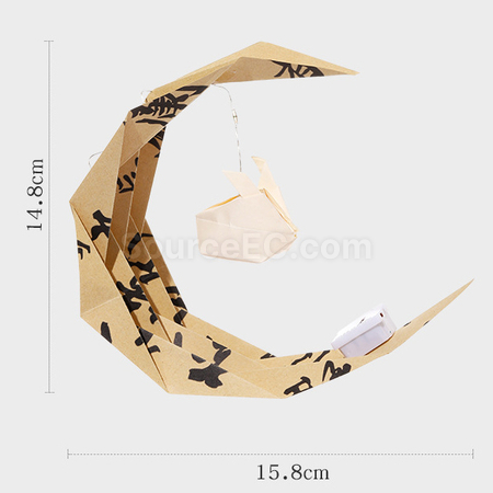 Customization Mid-Autumn Festival Moon Boat DIY Lantern Corporate Gifts