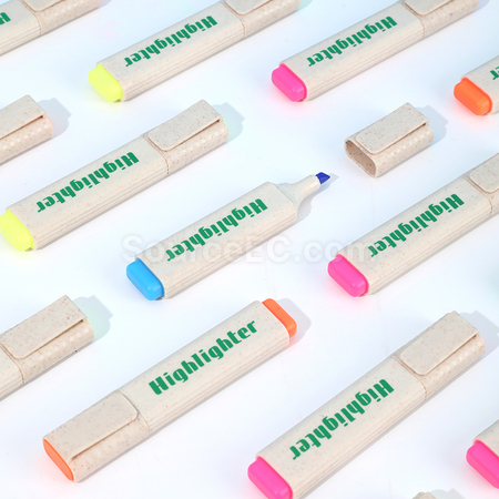 Customization Wheat Straw Highlighter Corporate Gifts