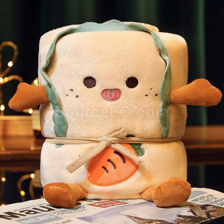 Customization Storable flannel nap blanket Corporate Gifts