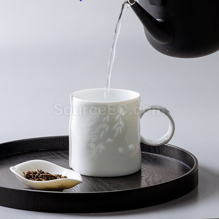 Customization Light-transmitting Ceramic Mug Corporate Gifts