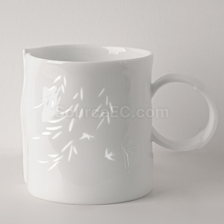 Customization Light-transmitting Ceramic Mug Corporate Gifts