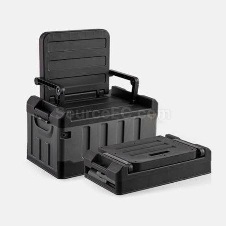 Outdoor Camping Folding Seat Storage Box