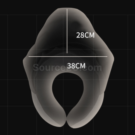 Customization Collapsible hooded U-shaped neck pillow Corporate Gifts