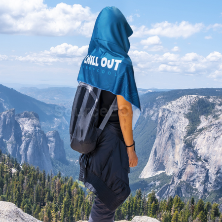 Customization Cool-feeling Sun-protective Hooded Cloak Towel Corporate Gifts