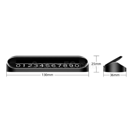 Customization Metal parking contact number plate Corporate Gifts