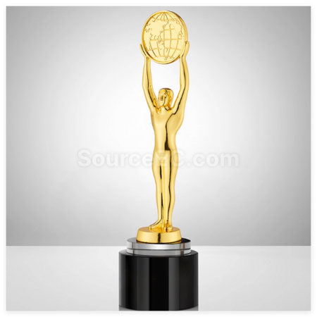 Customization Golden Man Trophy Corporate Gifts