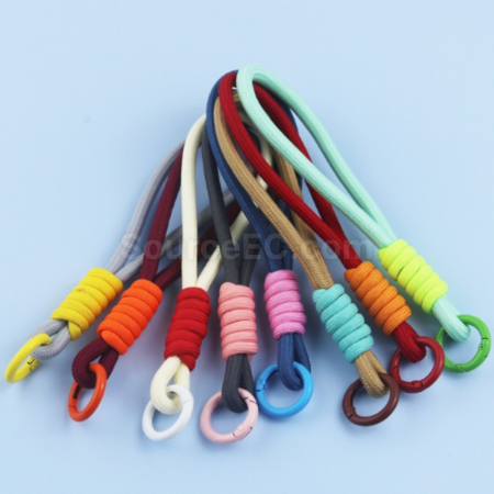 Customization Weaving keychain phone lanyards Corporate Gifts