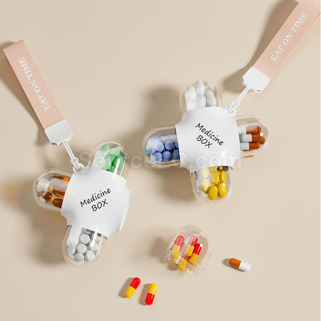 Portable pill box