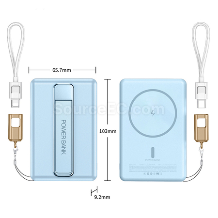 Customization Ultra-thin Magnetic Wireless Power Bank Corporate Gifts