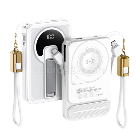 Customization 4-in-1 Magnetic Power Bank Corporate Gifts