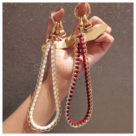 Customization Chanel Style Bracelet Mobile Phone Lanyard Corporate Gifts