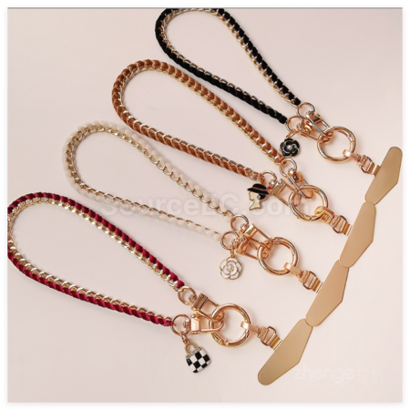 Customization Chanel Style Bracelet Mobile Phone Lanyard Corporate Gifts