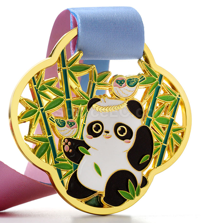 Panda Metal Medal