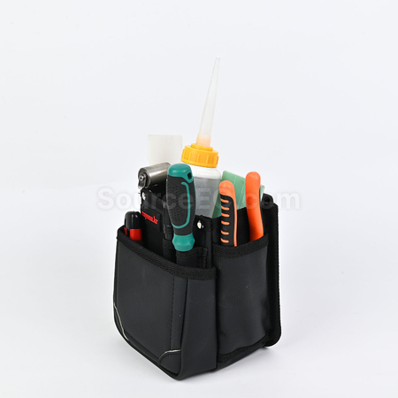 Customization PU Imitation Leather Multifunctional Storage Portable Tool Waist Bag Corporate Gifts
