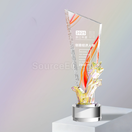 Customization Gradient Crystal Trophy Corporate Gifts