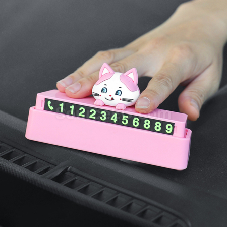 Customization Customized PVC 3D Doll Car Moving Number Plate Corporate Gifts