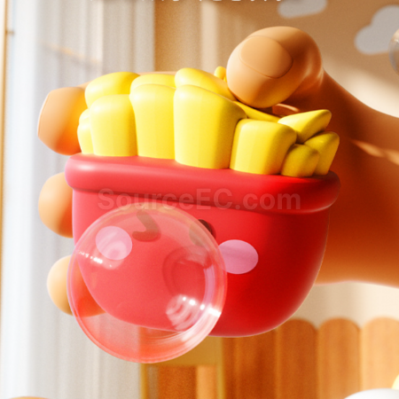 Customization Hamburger and French fries squeeze toy for stress relief Corporate Gifts