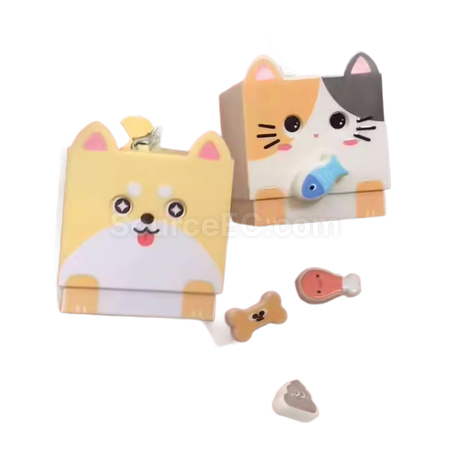 Customization Magnetic Sound-Producing Face-Changing Stress-Relief Keychain Pendant Corporate Gifts