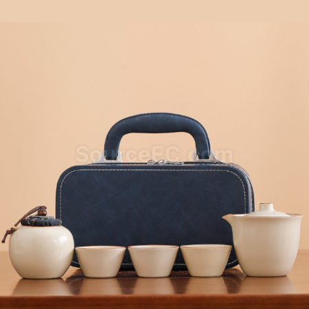 Customization Ru Kiln Travel Tea Set Corporate Gifts