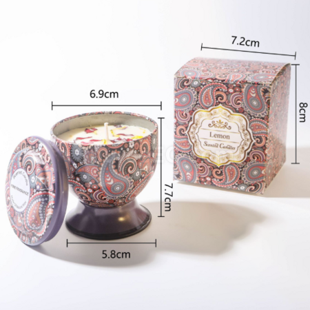 Customization Goblet with dried flower scented candle (can be made into a gift box) Corporate Gifts